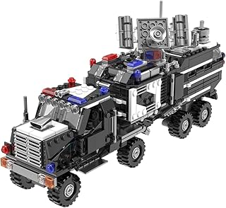 City Police SWAT Toy Building Sets - SWAT Vehicle Building Blocks, Best Police Role Play STEM Toy, Comes with 2 Police Figures, Best Gift for Boys and Children