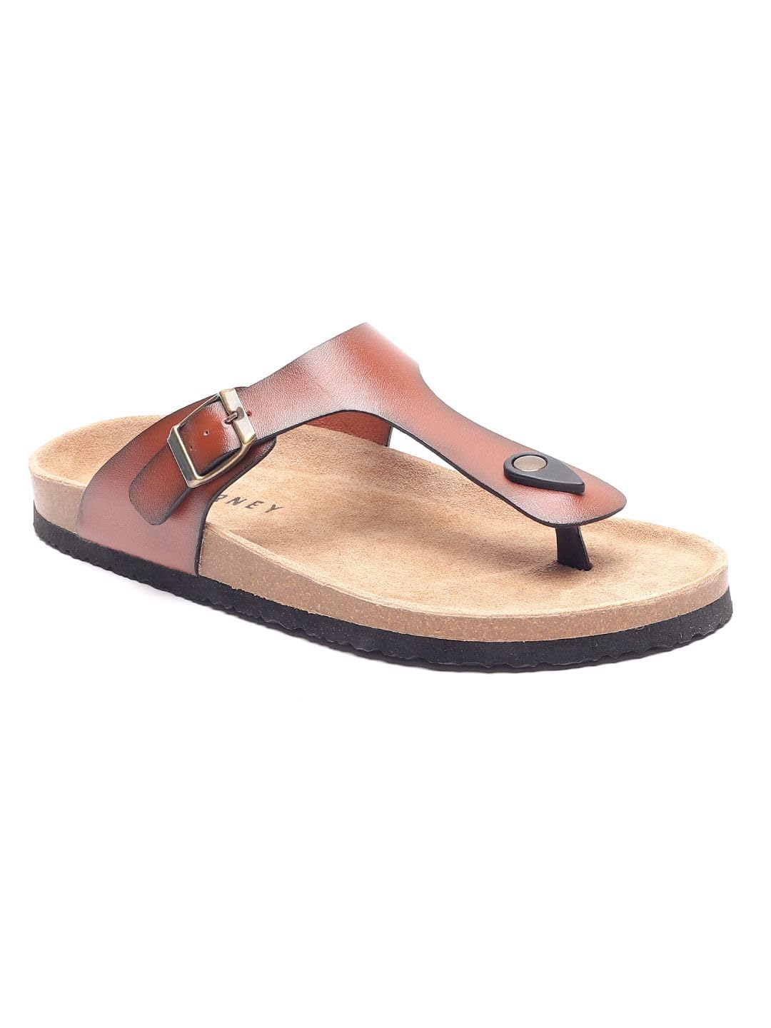 HF JOURNEY Cork Leather Sandal, Men, Tan, Casual Wear, Eva Sole, Comfortable, Rounded Tip, Style Name Nivera (UK Size 11, EU 45) (B0CNKPRT84) Amazon Price History, Amazon Price Tracker