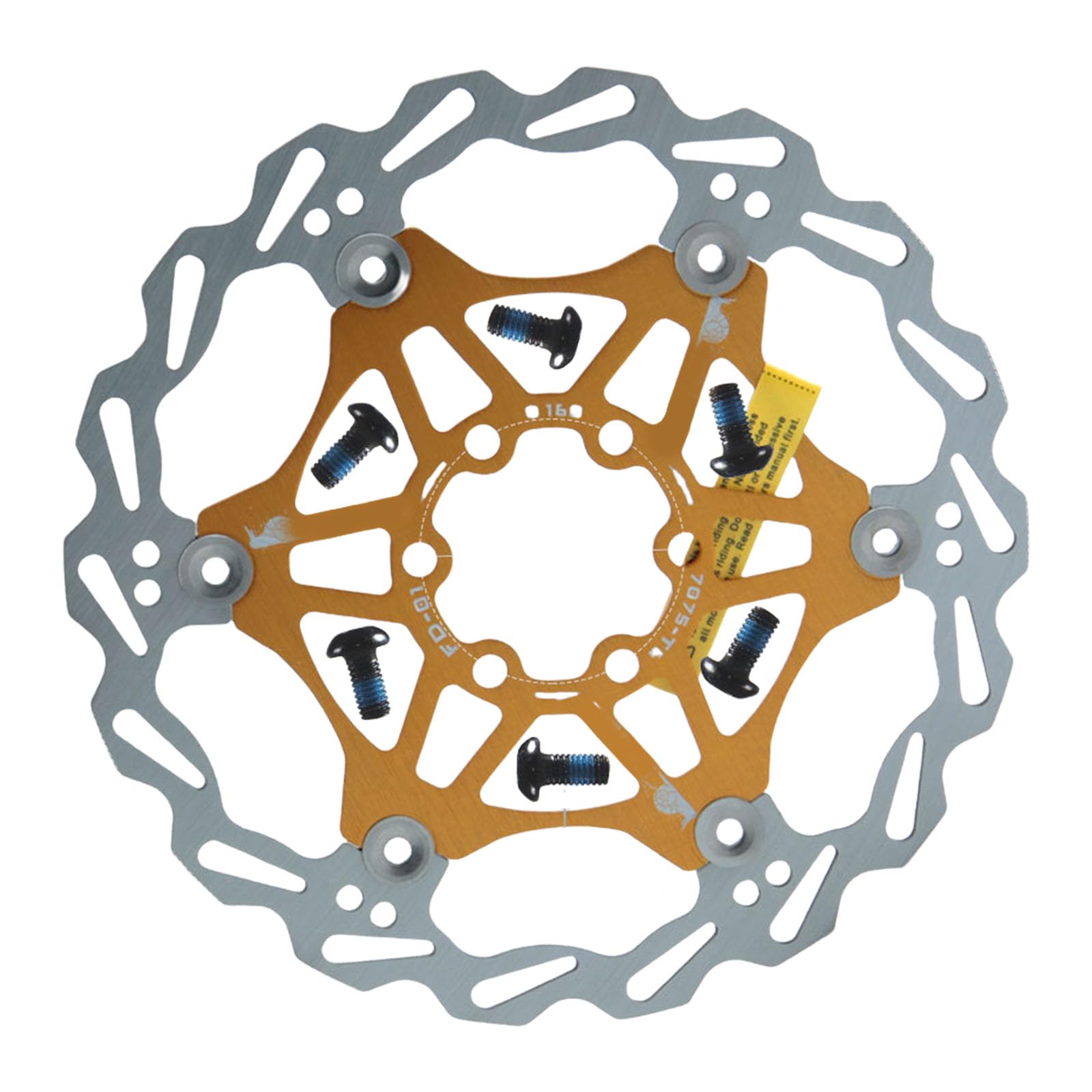 CAZSTYK Weight Heat Dissipation Bike Brake Disc Road Hydraulic Brakes Rotor for Enhancing Braking Efficiency Durability Floating Disc Brake Rotor