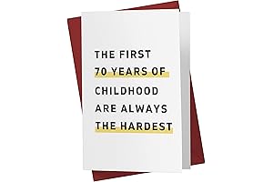 Nostalgic 70th Birthday Card: A Cherished Keepsake for a Milestone Celebration