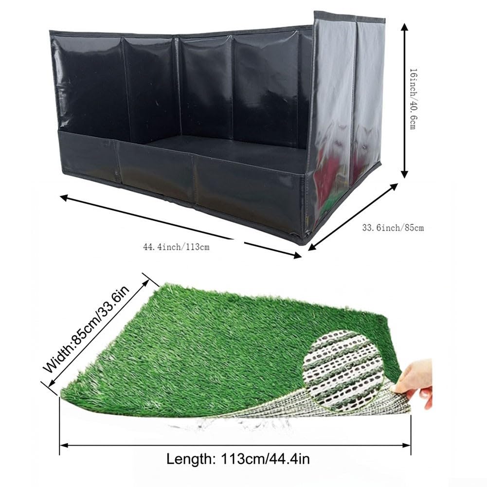 Tappetino Igienico per cane Grande Razza Fino a 60kg Tappetino(Black XL) | Tecnologia anti-, flusso urina diretto, nessun persistente, massima