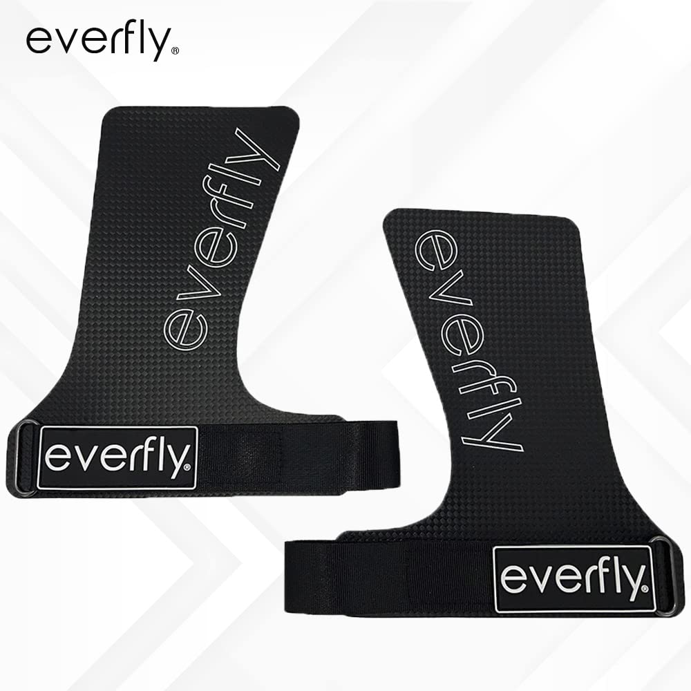Everfly Paracalli Guanti Palestra Uomo Donna Grip Senza Fori Fibra di Carbonio Protezione Mani Fitness Pesi