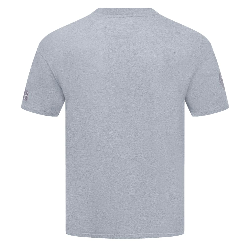 PRO Standard Men's NBA Neutral Short Sleeve Tee, Dark Heather Gray, XL - Image 3
