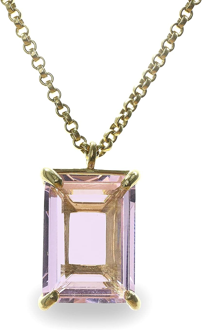 Rose Quartz Necklace - Pretty Pendant Necklace for Women - Handcrafted Fashion Necklaces, Everyday Jewelry Necklace - Love Crystal Jewelry