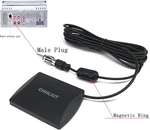 Miniatura 5 de Antena de radio de parabrisas AM FM oculta vehículo camión de radio