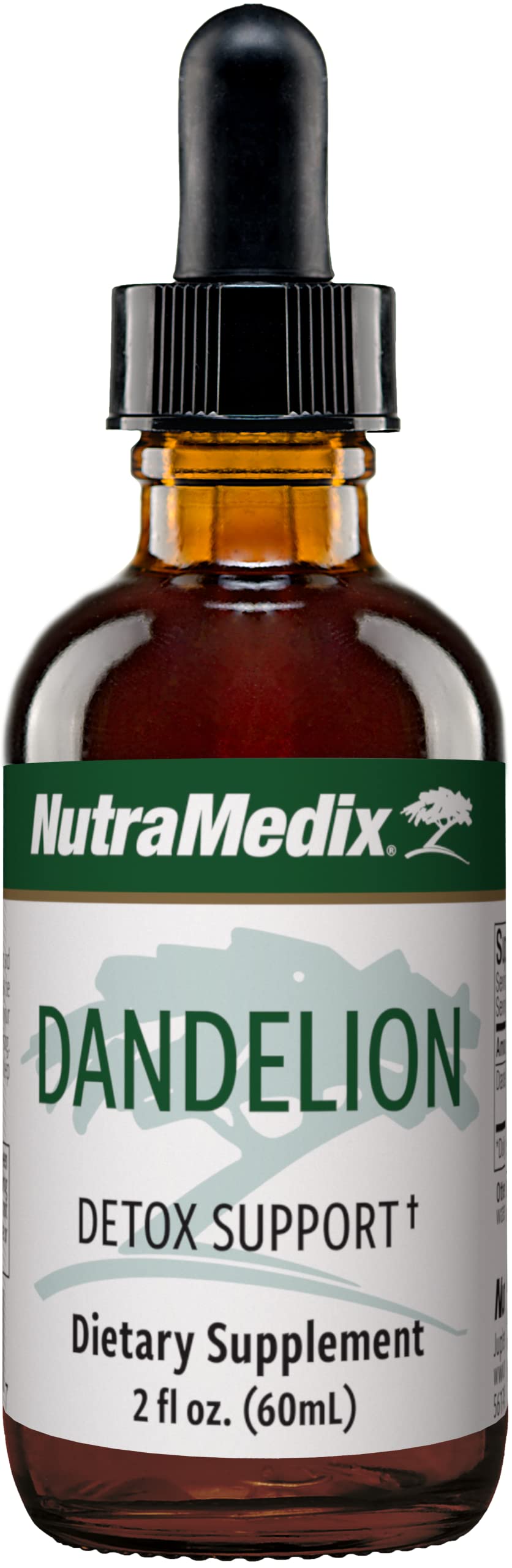Nutramedix Dandelion Detox Support - Tincture for Liver Health + Gut Health + Antioxidant Support - Dandelion Leaf Liver Support Supplement for Daily Use (60ml)