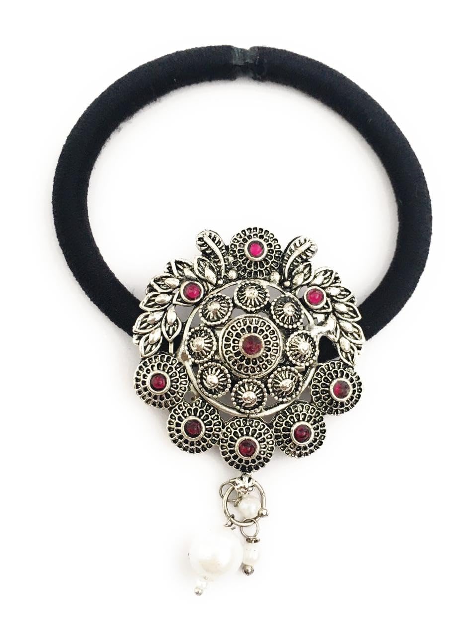 See full amazon price history chart for hair bands for women and girls black colour stones hair rubber bands (pack of 1) with oxidised silver color decoration hair ties ponytail holders center clips for children hair bands for women and girls black colour stones hair rubber bands (pack of 1) with oxidised silver color decoration hair ties ponytail holders center clips for children (B0D93FG5R8) Amazon Price History, Amazon Price Tracker