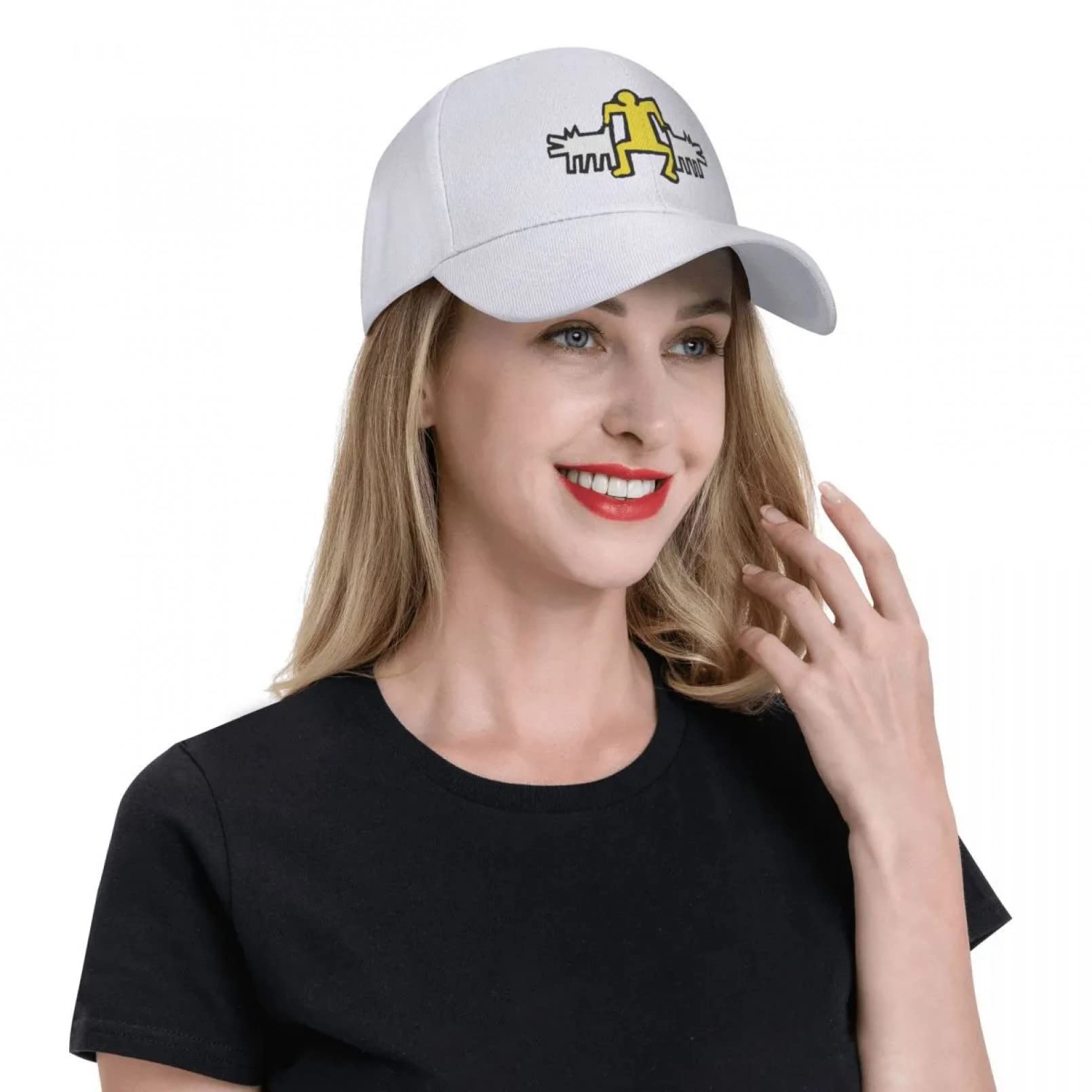 Cappello ricamo berretto da baseball Keith Haring Graffiti Art