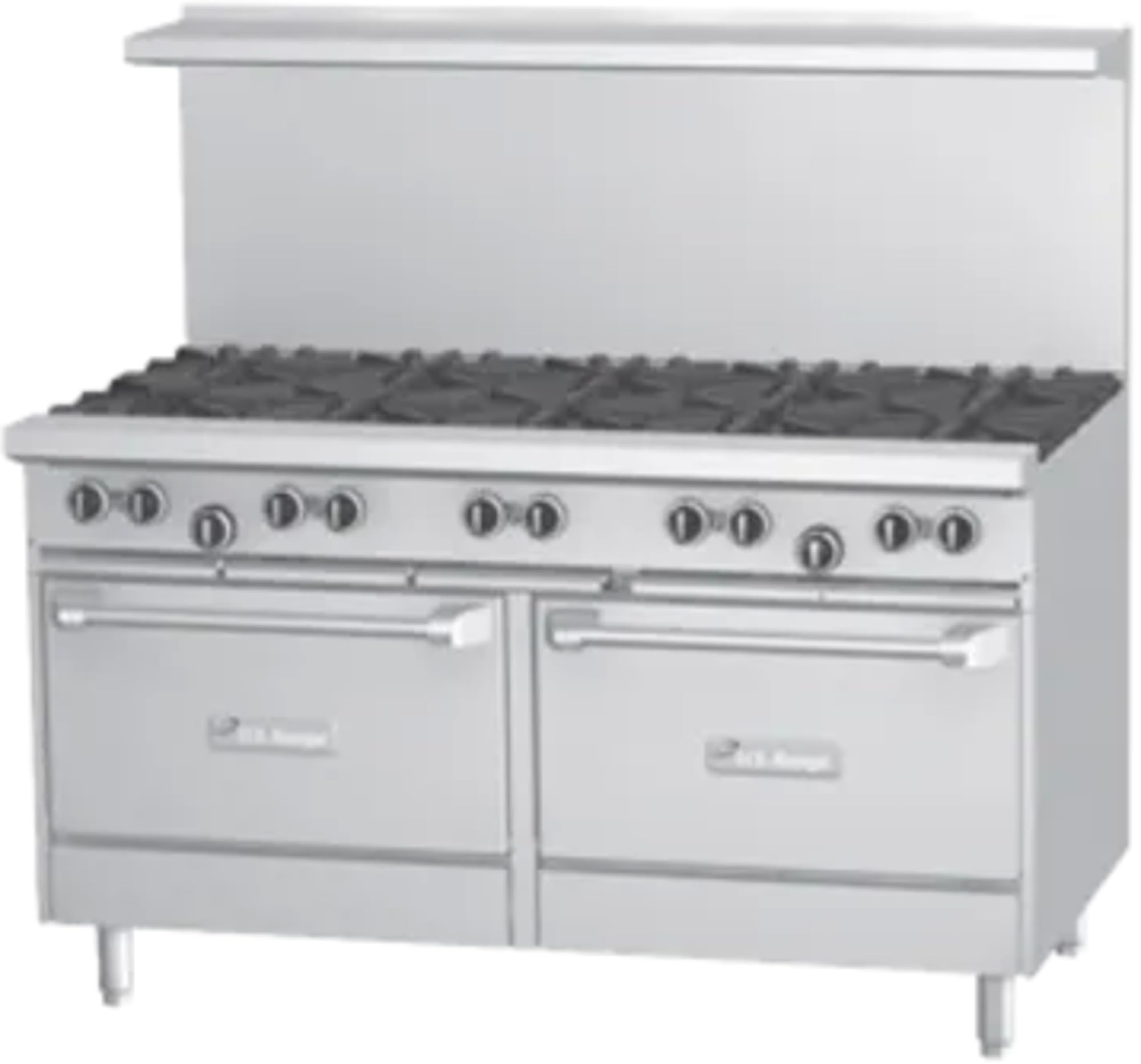 U Series 60" Gas Restaurant Range with (8) by Garland – Stainless Steel, Model U60-8G12RS