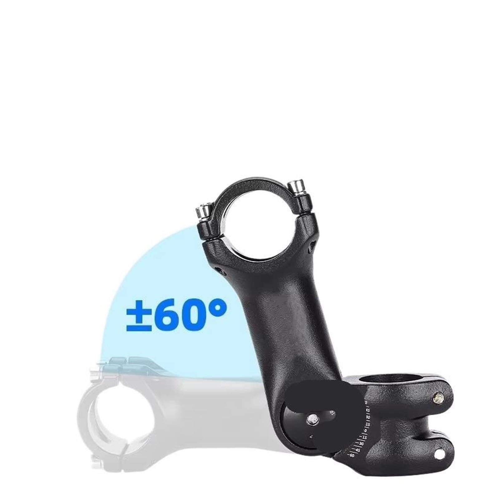 Potence de vélo réglable, composant guidon en aluminium