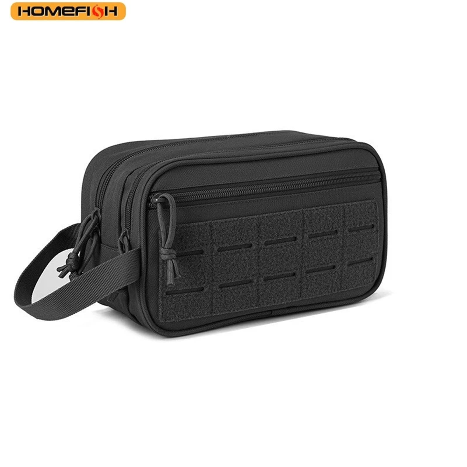 Bolsa de Aseo con Correas for Hombres, Kit pequeño, higiene de Afeitado, Bolsa de Almacenamiento for Ducha de Viaje(Khaki)