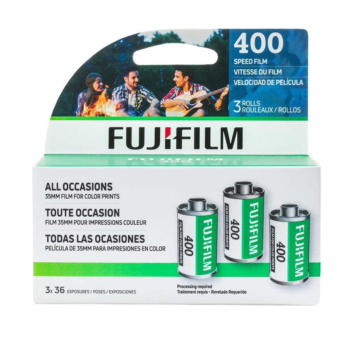 FUJIFILM IPカセットタイプCC 35.4×43.0 cm Amazon.com : Fujifilm 35mm Color Negative Roll Film, 400 ISO, 36