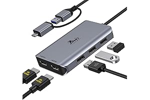LIONWEI USB 3.0 Dual HDMI Docking Station