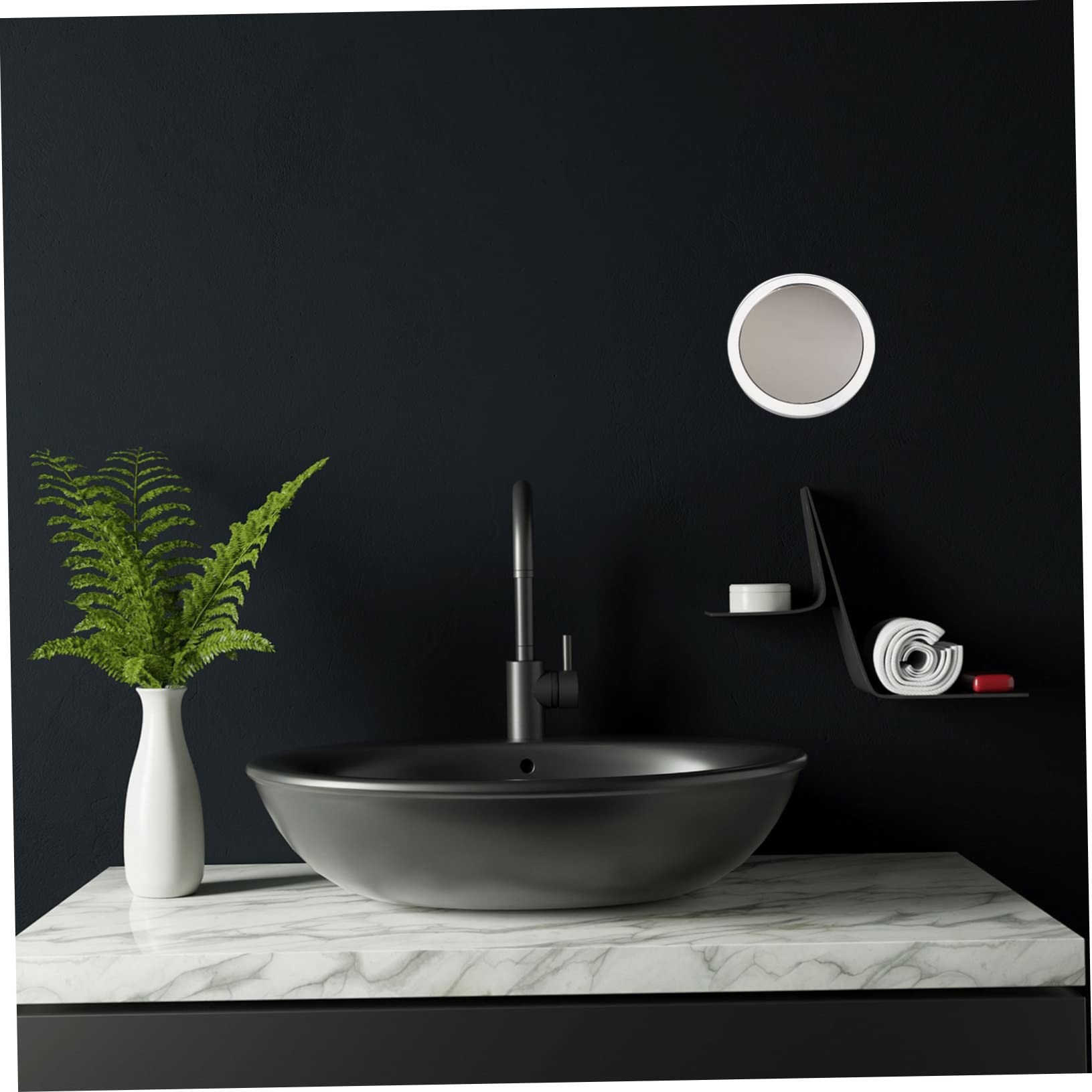 MAGICLULU 4 Pezzi Specchio Ingranditore Portatile Con Tazza Ingrandimento 20x Per Il Trucco Da Donna Specchio Compatto Per Il Trucco Per Uso Quotidiano