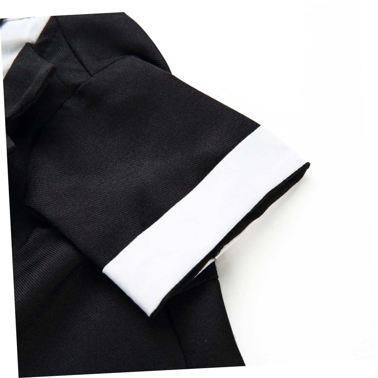 FOMIYES 3stücke Hundekostüm Für Besondere Anlässe Elegantes Schwarzes Anzug-Outfit Mit Fliege XL Komfortable Und Stilvolle Haustierbekleidung Für Hochzeiten Partys Und Feiertage