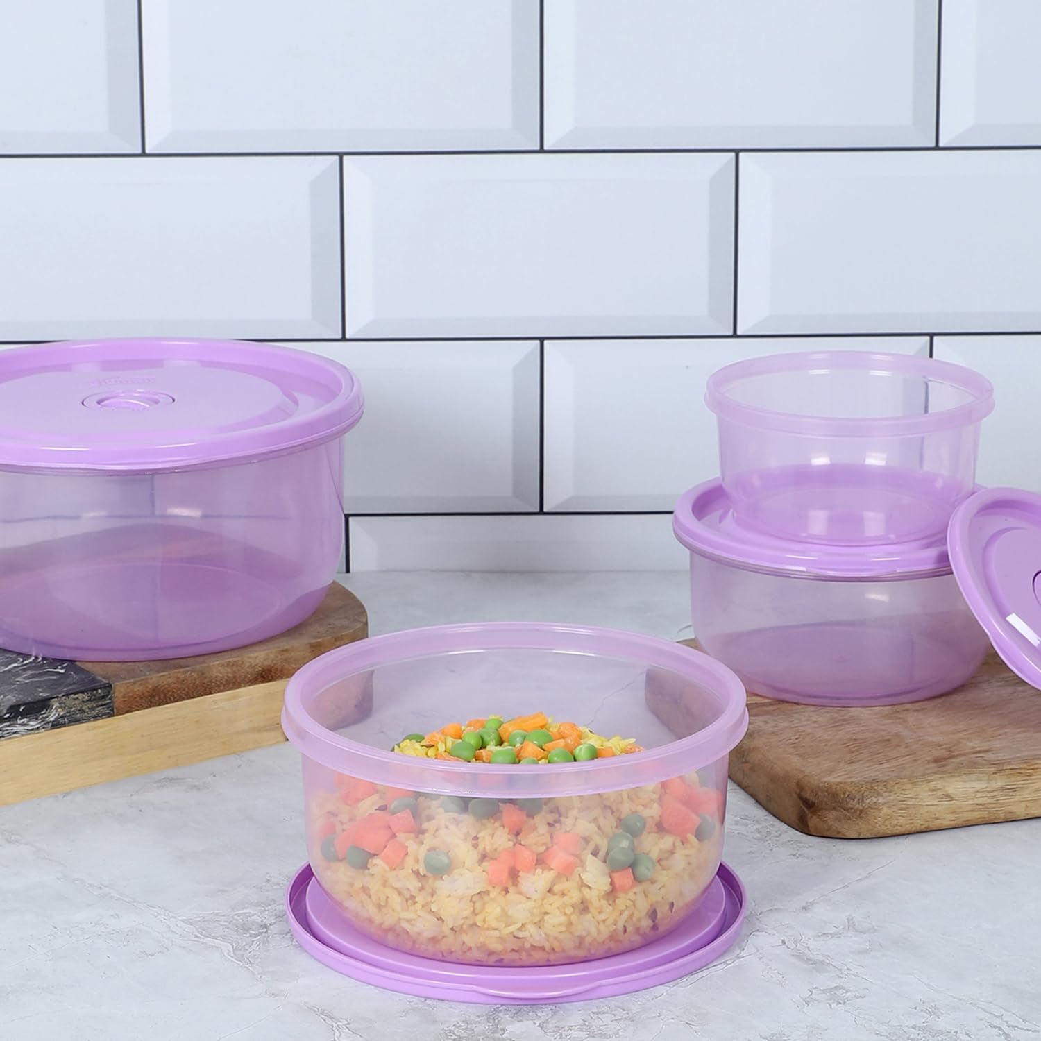 Gluman Microwave Containers - Set of 4 -3 Gluman Microwave Containers - Set of 4 -3