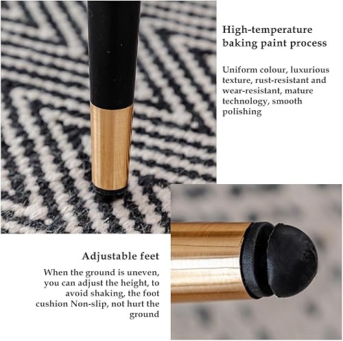 Miniatura 6 de YCKEGEW Sillón para sala de estar, silla moderna de club, silla de cuero, taburete tapizado, silla individual para sala de estar, dormitorio,