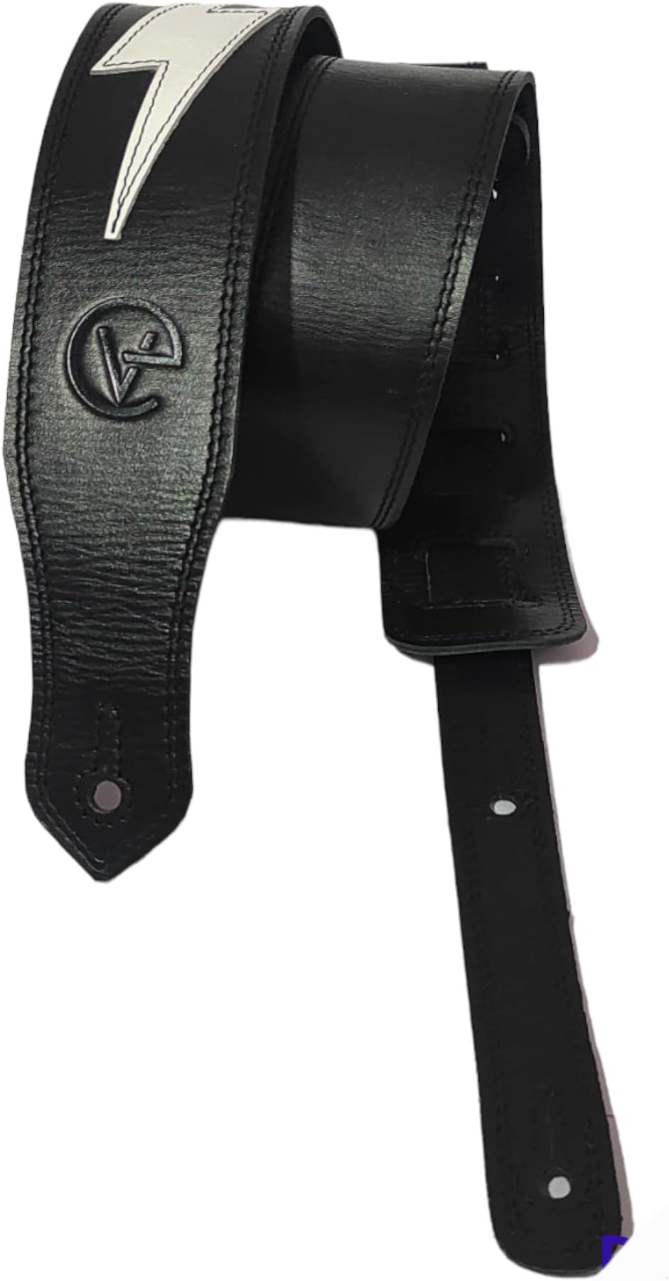 Sponsored Ad - Leather Guitar Strap for Bass, Electric, Acoustic, & Heavy Guitars | 3" Wide Soft Padded | Adjustable 42-56 Inches | Clef (VEG-0048)