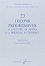 Download 23 Lecons Progressives de Lecture de Notes et de Solfege Vol.4 a PDF