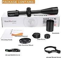 Vista 4 de WestHunter Optics TD-S 8-32x50 SFIR Precision Hunting Riflescope, Red Illumination Second Focal Plane 30 mm Tactical 1/8 MOA Long Range Shooting