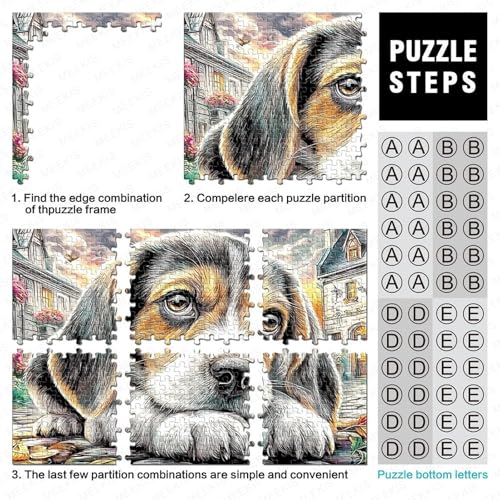 Rompecabezas de 1000 piezas el regalo desafiante perfecto para amantes de los perros 4