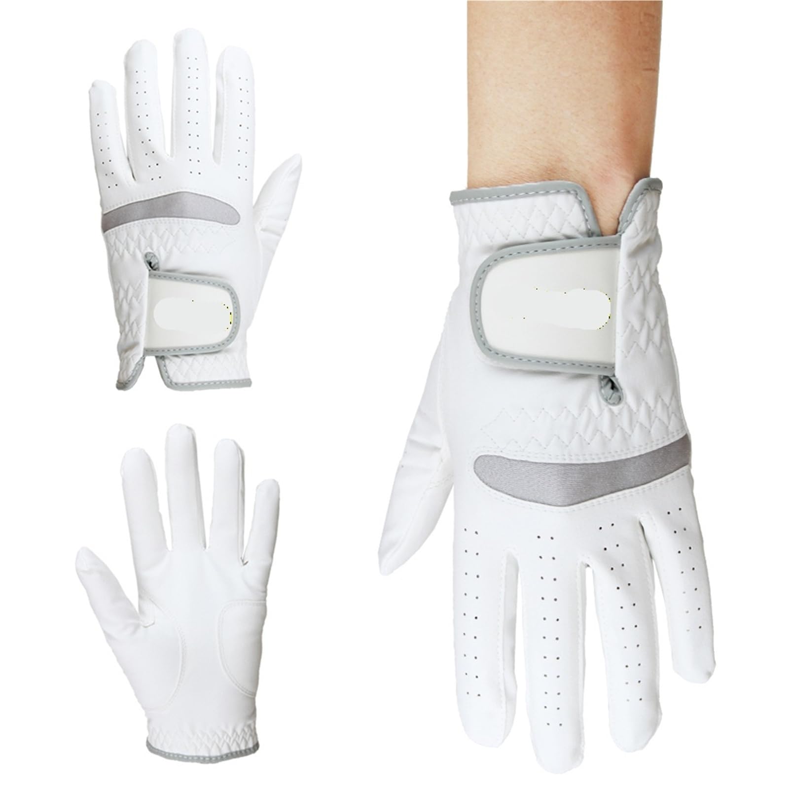 Générique Compatible avec Les Gants de Golf en Cuir StableGrip Hommes Femmes Conception Confortable Tous Temps