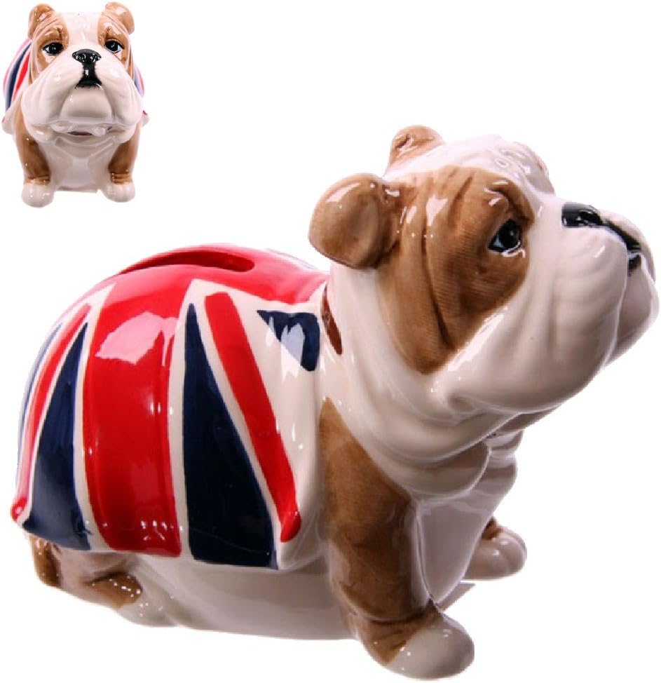 LON21 Fun Novelty Ceramic British Bulldog Money Box Amazon.de Küche, Haushalt & Wohnen
