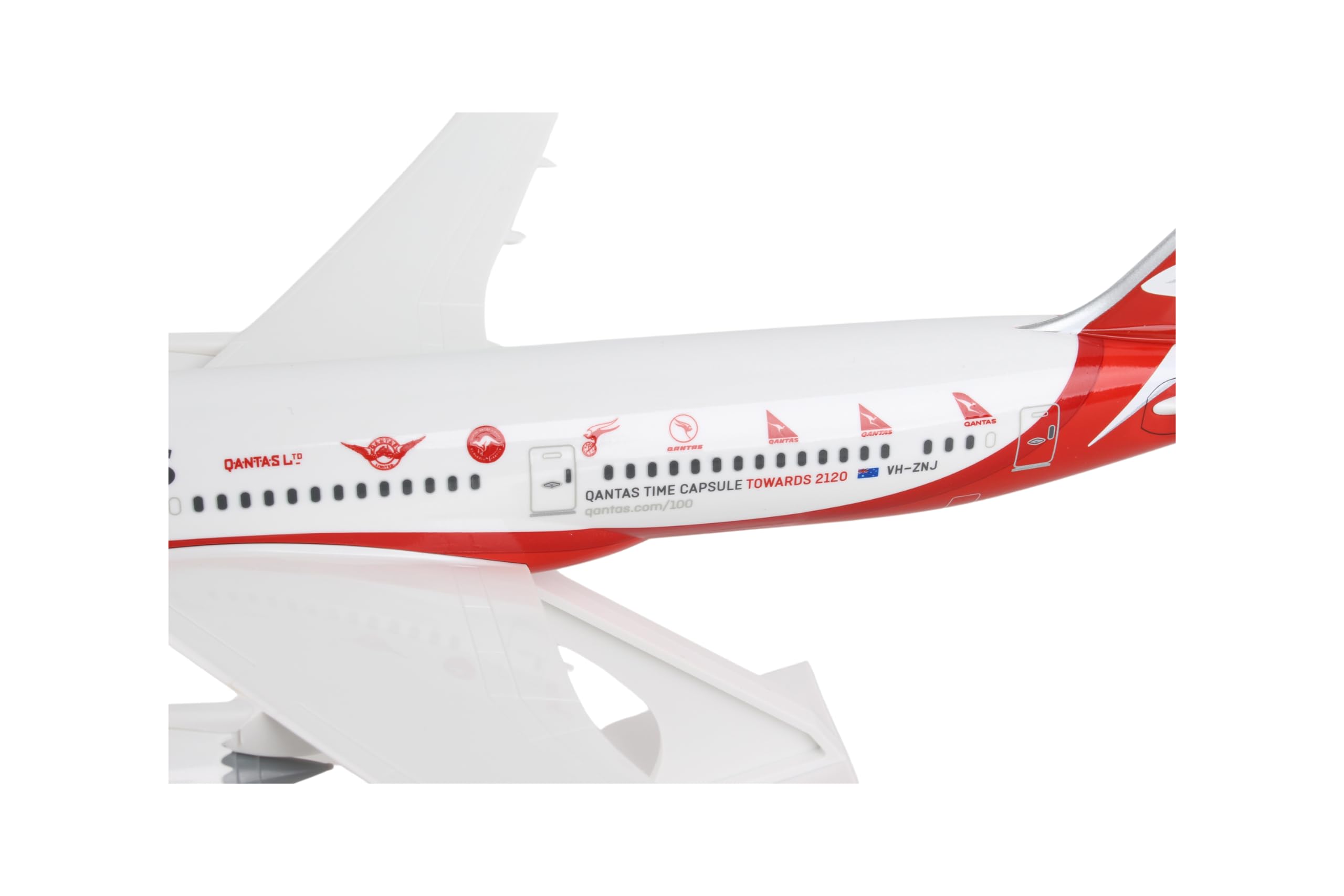 Amazon.com: Skymarks Daron Qantas 787-9 100 年1/200 (SKR1044