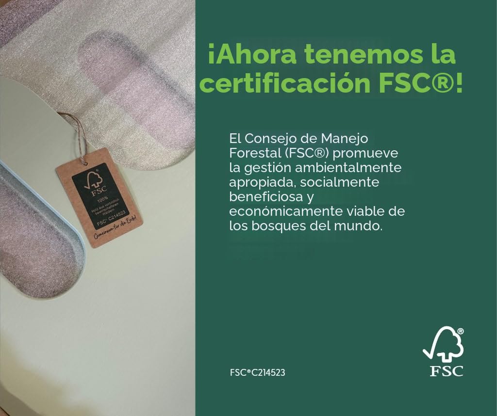 smartwood Cama Infantil 90x190 cm - Cama Montessori de Madera Certificada FSC, con Barandilla de Protección y Somier hasta 230 kg - para Niño y Niña - Montaje Fácil - TILA 2L