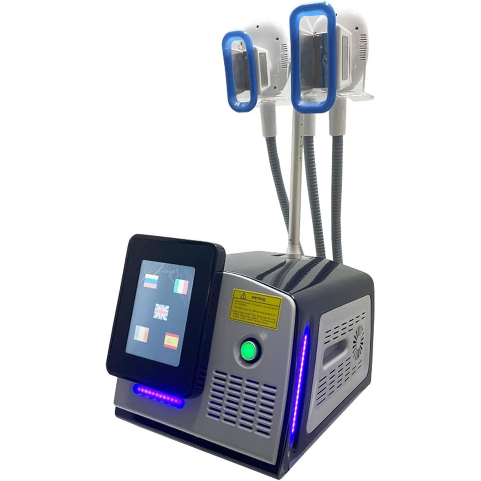 ZHPPED Cryolipolysis Slimming Machine Cryolipolysis Fat Freezing Machine Freeze Slimming Machine Cryolipolysis Fat Lipolysis Instrument F rozen Burst Fat Slimming Instrument with 3 Handles