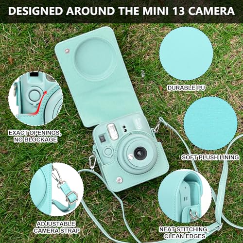 Funda para Cámara Fujifilm Instax Mini 13 Verde miniatura 3