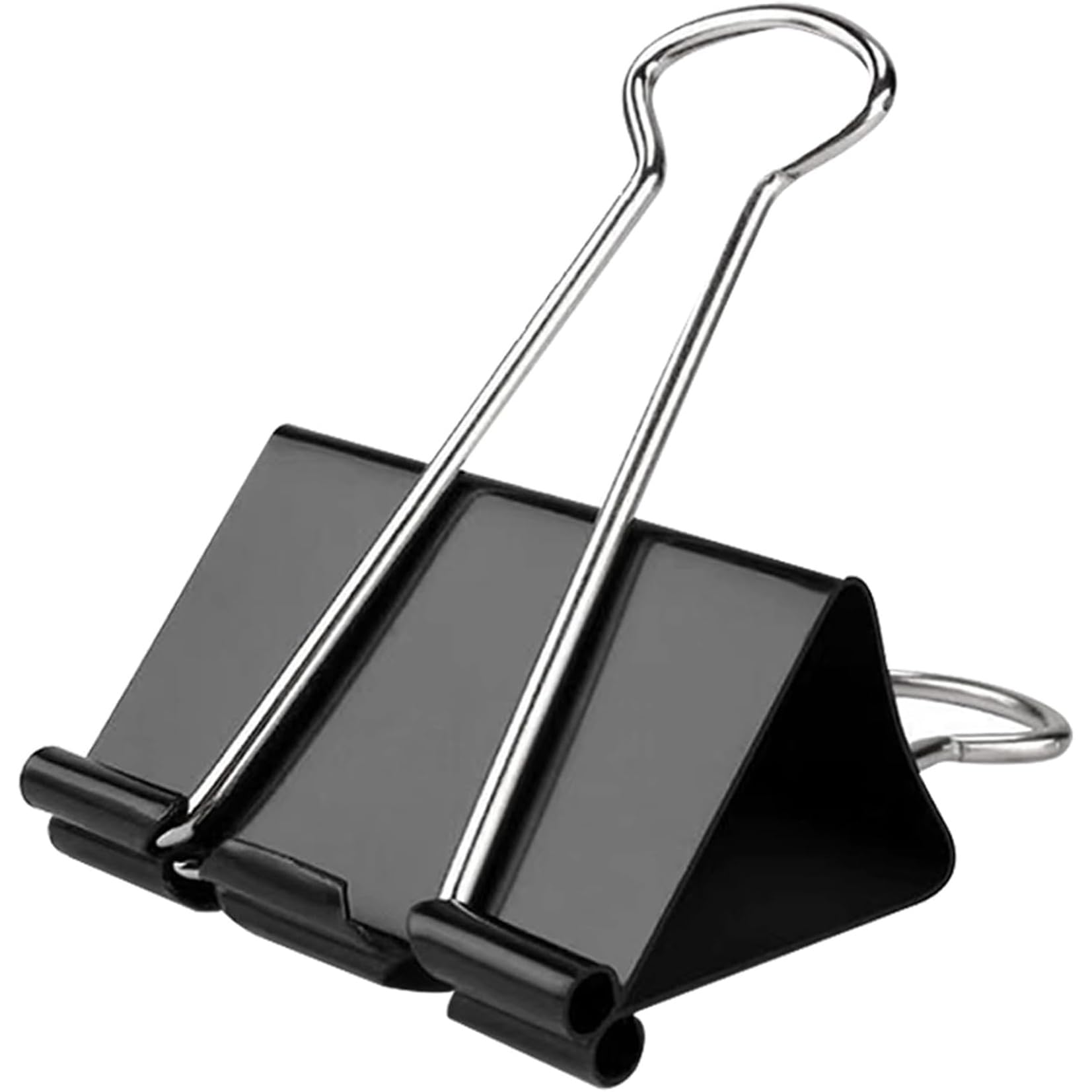 Bulldog Clips 60MM Large 18PCS Paper Clips Binder Giant Clips 2.4inch (60mmblack-18pcs)