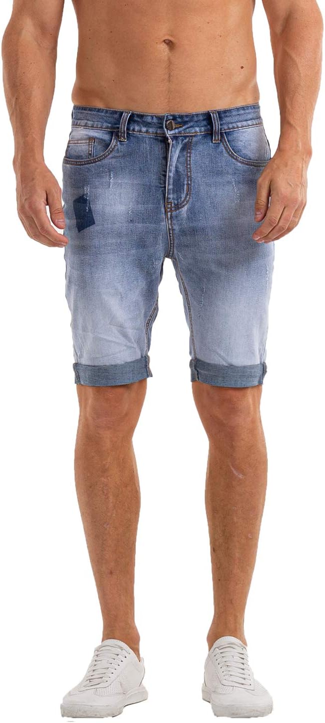 Men's Classic Blue Jean Shorts for Men 