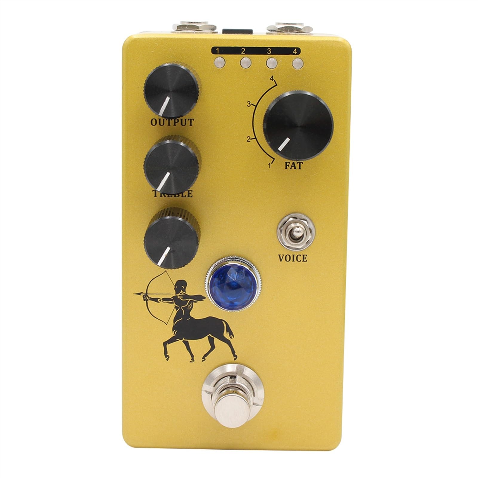 modulacyjny pedał gitarowy Pedał gitary High Gain Distortion Overdrive Efekty do gitary elektrycznej 4 tryby do akcesoriów do gitary basowej