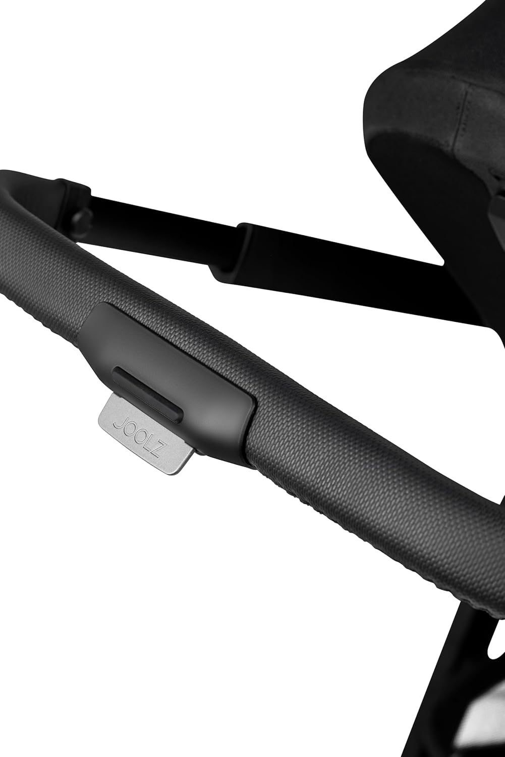 Close-up of Joolz Hub2 stroller handlebar adjustment mechanism