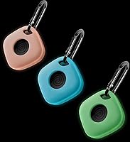 Vista 5 de Geiomoo Funda de silicona para Tile Mate 2024, Tile Mate 2022, funda suave resistente a los arañazos con mosquetón