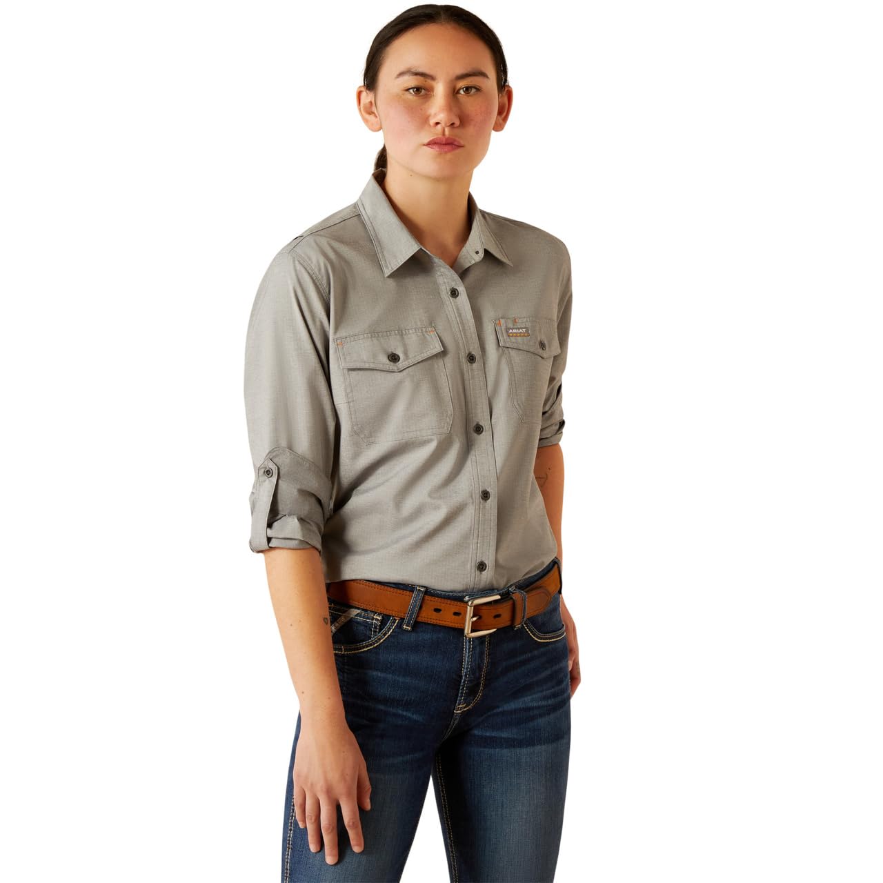 ARIAT Work Rebar Made Tough Venttek DuraStretch Work Shirt
