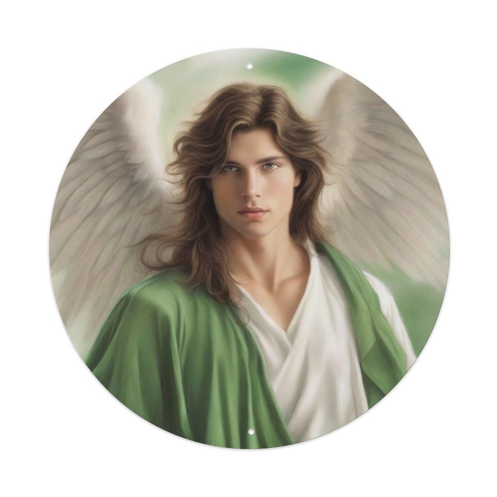 Handsome Angel Vintage Angel Metal Tin Sign