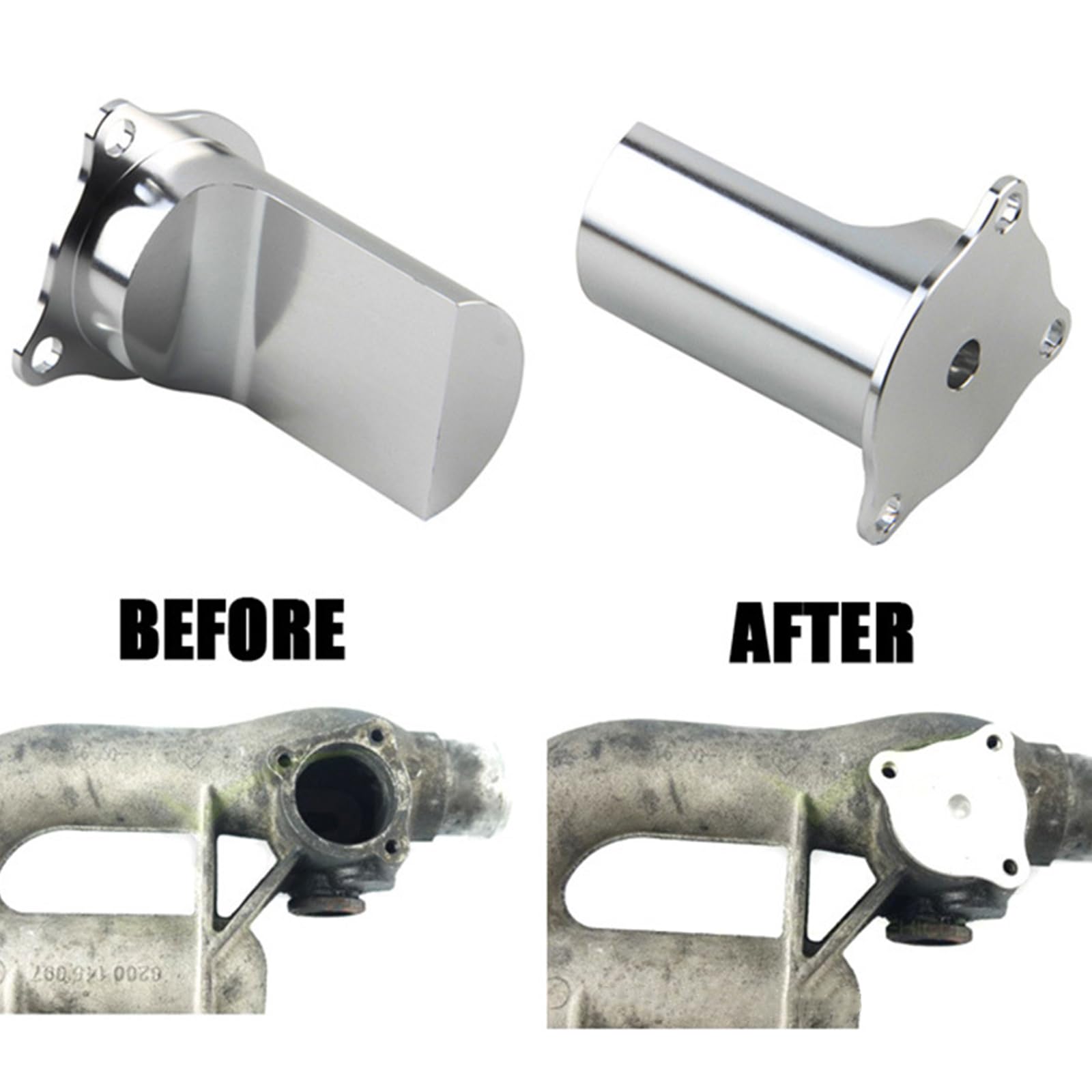 Sostituzione della vanna EGR per Fit for Vauxhall Vivaro 1.9 (Motori F9Q 760/F9Q 762), MiglioFit for Ramento dell'ecoulementazione dell'aria, Evite i blocchi, Non è necessario il rimappaggio