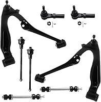 Vista 548 de Detroit Axle - Kit de suspensión frontal de 8 piezas para Dodge Journey 2009-2015, 2 brazos de control inferiores, 2 rótulas, 2 varillas