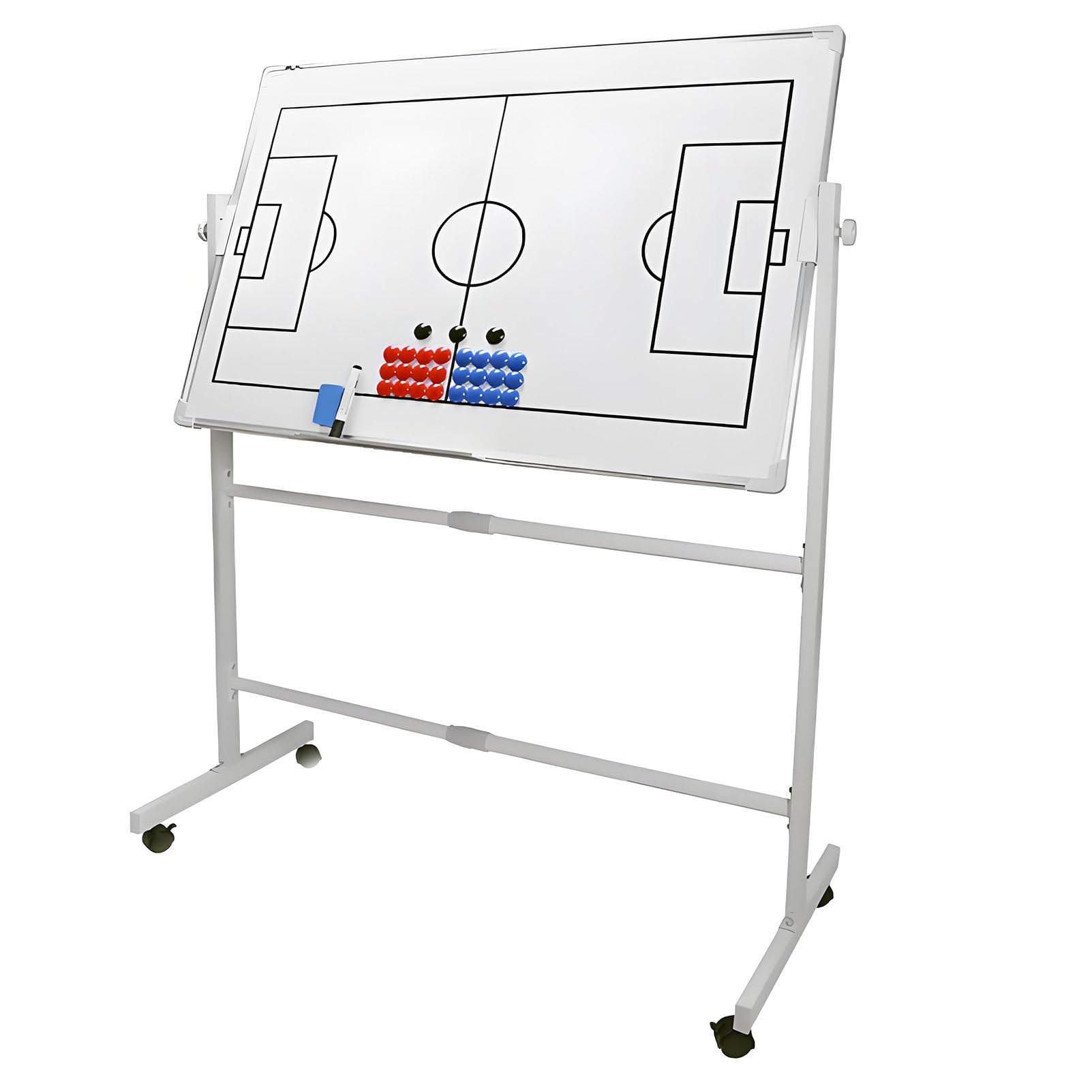 Dwustronne białe tablice na kółkach z regulacją wysokości – idealne 120 * 90cm