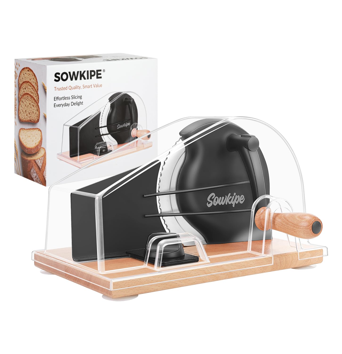 SOWKIPE Bread Slicer - Perfect Slices Every Time -1