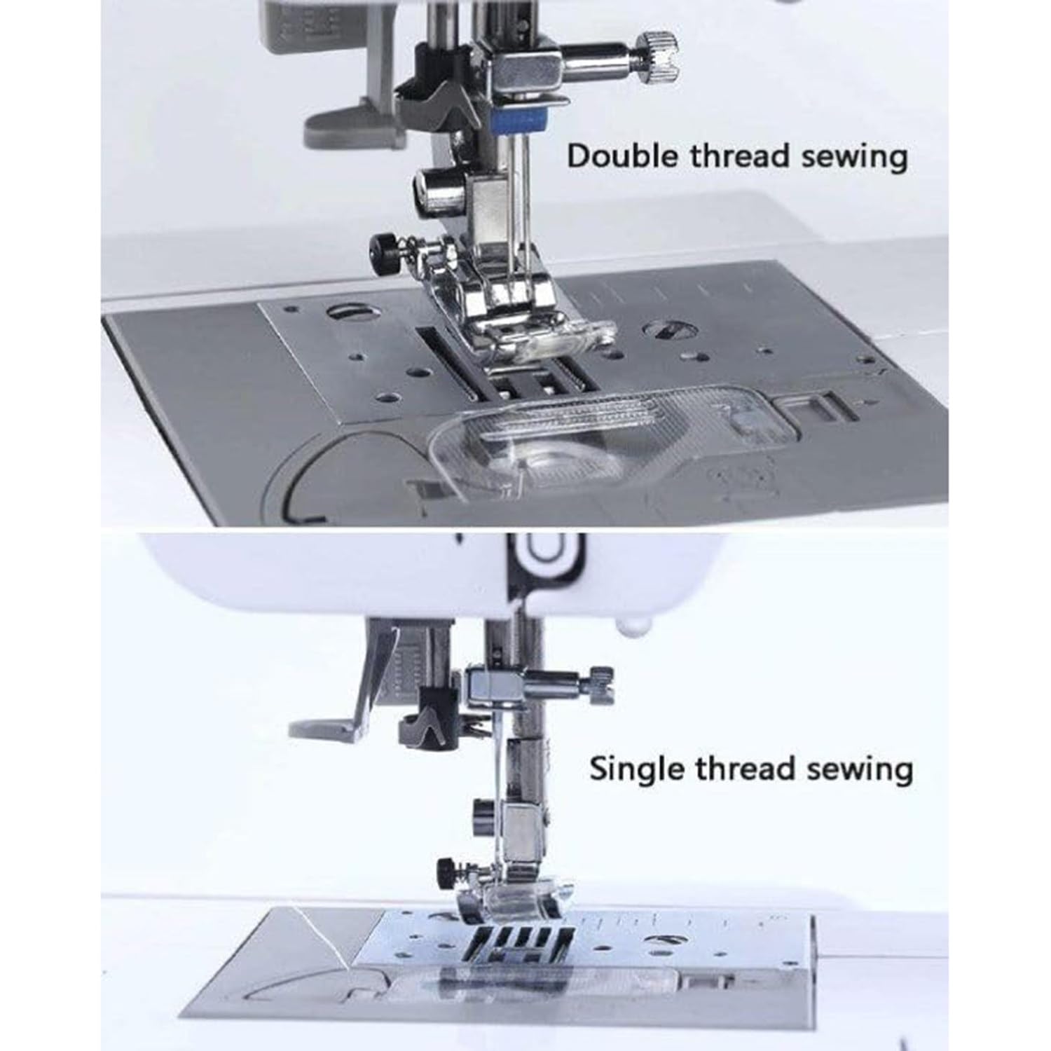 Qiang Macchina per Cucire E Ricamare Digitale Computerizzata con Schermo LCD 7'' E Porta USB 158 Disegni Incorporati 210 Lettere Integrate E 30 Bordi con Motivi 100 * 230Mm Ampia Area di Ricamo