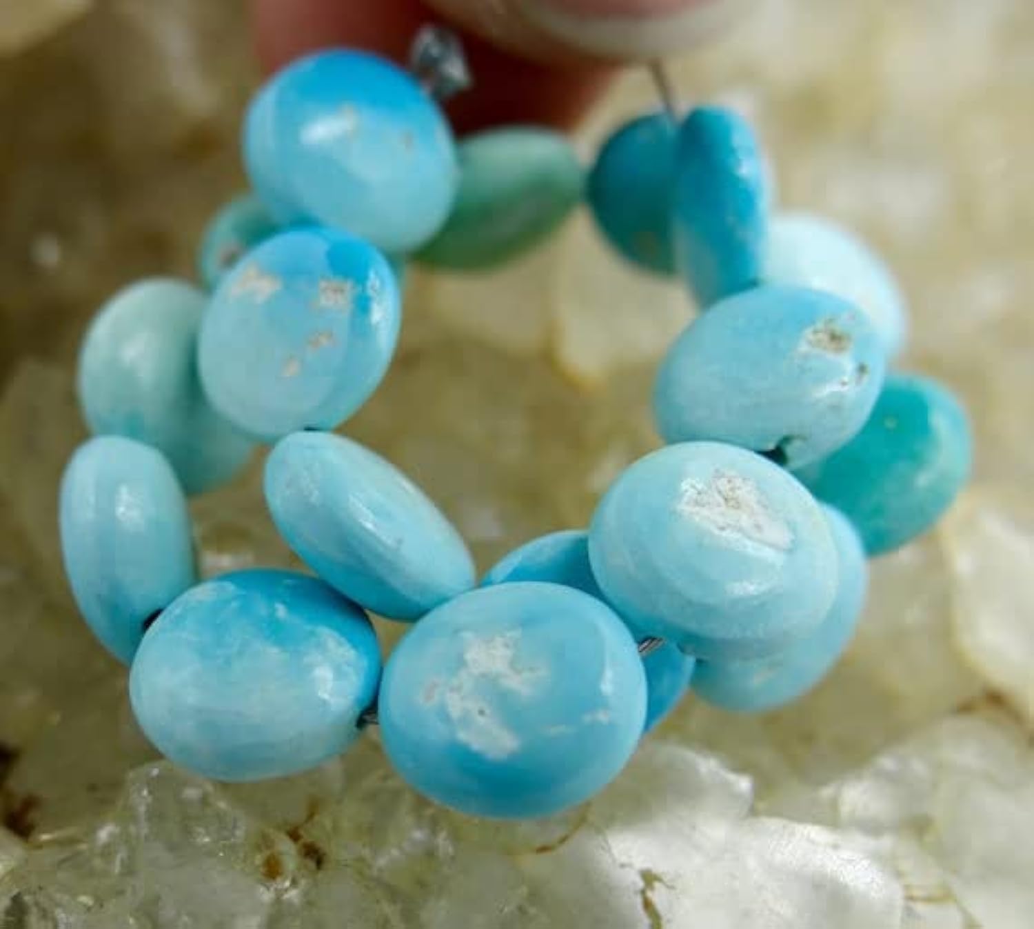 Perles Turquoise Sleeping Beauty LKBEADS créations bijoux bohèmes chic d'été
