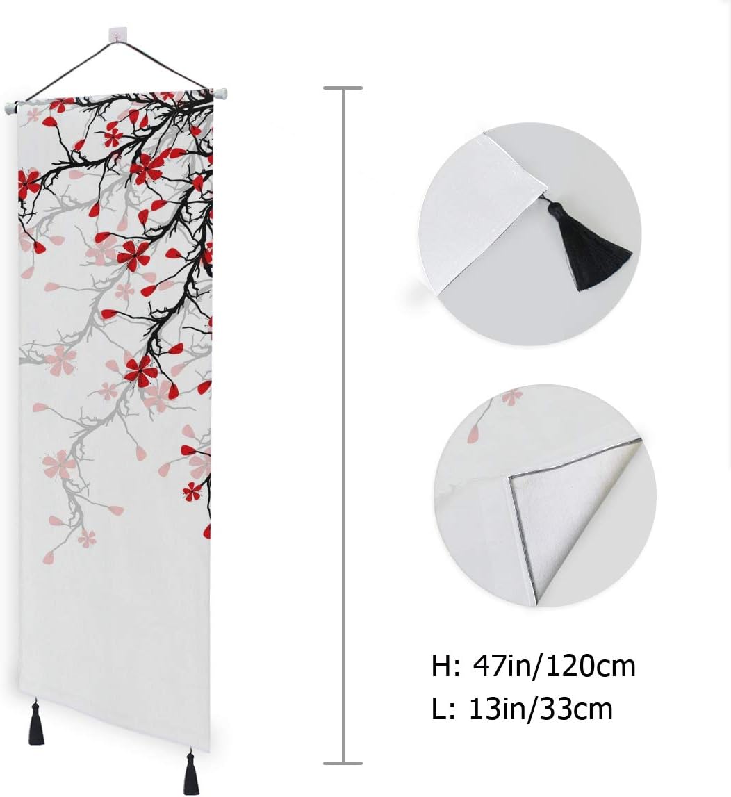 掛け軸 タペストリー おしゃれ 縦型 床の間 模様替え 人気 掛け物 かけじく 縦長