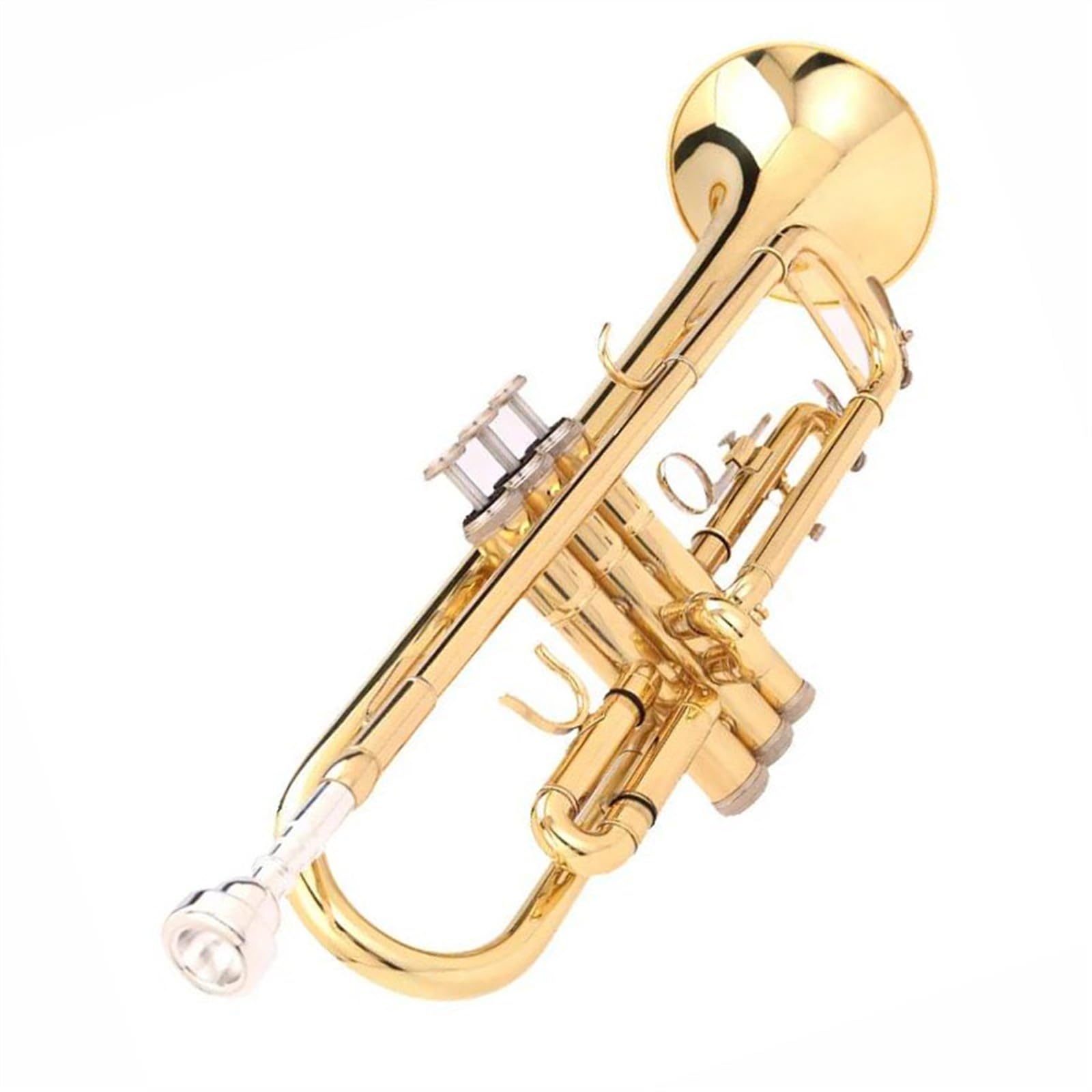 Amazon.com: Set Trumpe Trumpet Bb B Flat Brass Gold-painted