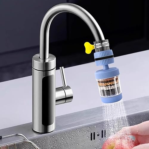 Miniatura 2 de Filtros de agua para tomar, filtros de montaje en grifo, carbón activado, filtro de grifo purificador de grifo, filtro de grifo a prueba de