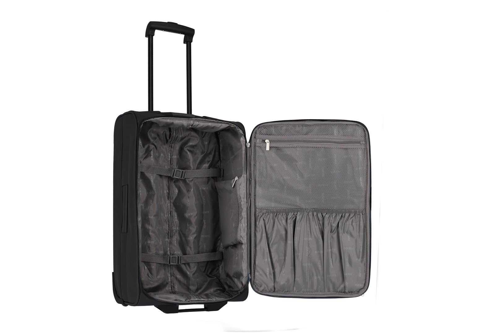 paklite Maleta de Viaje con 2 Ruedas, Maleta con Ruedas de tamaño Mediano, Orlando, Carrito clásico de Carcasa Blanda con diseño Atemporal, 63 cm, 58 litros
