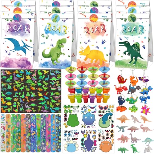 Bracelet à boucle dinosaure, petits jouets de kermesse et stickers enfants