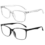 hunsquer Blue Light Glasses for Women Blue Light Blocking Glasses Men Computer Gaming Blue Screen Glasses Mens Blue Light Blocker Glasses